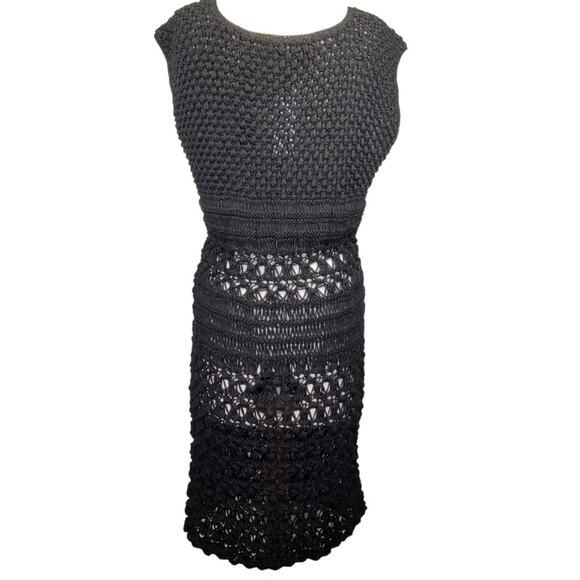 Cynthia Steffe Black Chunky Sweater Dress Size XL New with Tags - Picture 2 of 5